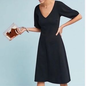 NWOT Anthropologie Puff-Sleeve Mini Dress